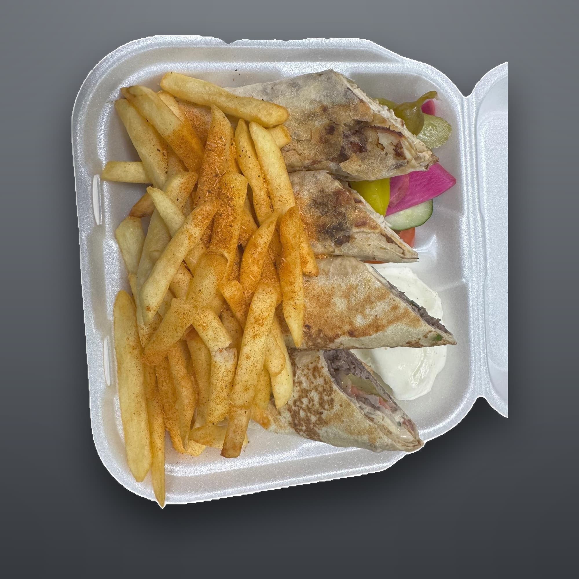 Chicken Double Shawarma Combo